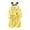 Yellow, variant on Fshinging Pajamas Sets For Boy Flannel Warm Panda Hooded Bathrobes Cute Cartoon Long Robe Baby Child Sleepwear Size 1-2 Years