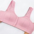 thumbnail image 5 of Front Closure Bras! Audhol Women Lace Front Button Shaping Cup Adjustable Shoulder Strap Large Size Bra Mastectomy Bras for Women Pink 3XL, 5 of 5