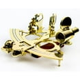 thumbnail image 2 of Solid Brass Marine Sextant (5 Inches, Polished Brass), 2 of 5