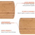thumbnail image 4 of Extra Large Bamboo Cutting Board, 18x12 Inch Wood Cutting Board for Meat Cheese Vegetables, Wooden Cutting Boards for Kitchen, Serving Tray, 4 of 9