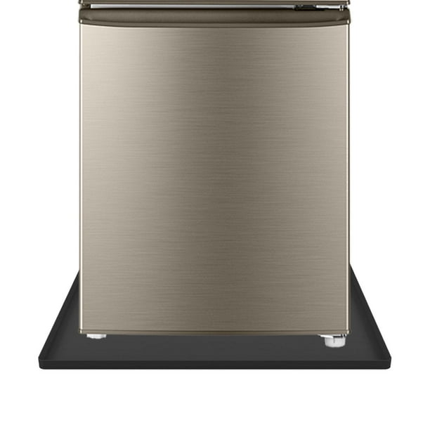 Tapete para mini refrigerador, Bandeja de goteo, Bandeja de goteo para mini refrigerador, Tapete para piso de mini refrigerador y congelador interior, Negro
