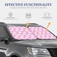 thumbnail image 4 of Daiia Beautiful Swans 2PCS Car Windshield Sun Shade, Foldable Sun Shield for Car Front Window, Auto Sun Blocker Visor Protector Universal for Truck SUV Pickup-Medium, 4 of 7
