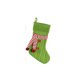 thumbnail image 1 of alcetines de Navidad de punto con bufanda,calcetines colgantes clásicos de Navidad, decoraciones colgantes para fiestas de Navidad, hogar, chimenea(Verde)(1 pieza), 1 of 5