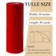 thumbnail image 2 of Rollo de tela Luceinvita de tul rojo, 137 cm x 36 m, poliéster, 2 of 6