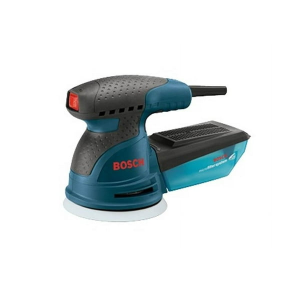 Restored Bosch ROS20VSC-RT 5 in. VS Palm Random Orbit Sander Kit with Canvas Carrying Bag (Refurbished)