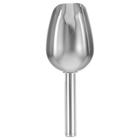 

YARNOW Metal Scoop Stainless Steel Scoop Food Candies Scoop Kitchen Ice Shovel Grain Shovel