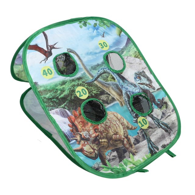 Tablero De Dardos Plegable, Tablero De Dardos De Doble Cara Verde Con Bolsas Para Niños Para Interiores