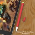 thumbnail image 2 of Funda de lápiz de zanahoria para Apple Pencil 1 2 cubierta Kuymtek de silicona suave para Ipad Stylus Pen Sleeve funda antideslizante para Apple Pencil 2 1, 2 of 9