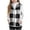 Black, variant on GiLiling Girls Plaid Fleece Vest Fuzzy Sleeveless Cardigan Fuzzy Sherpa Outerwear Casual Fluffy Jacket Open Front Warm Clothes (Navy, 3-4 Years)