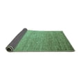 thumbnail image 2 of Ahgly Company Indoor Square Abstract Turquoise Blue Modern Area Rugs, 4' Square, 2 of 4