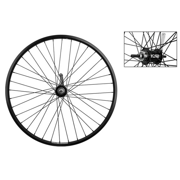 WM Wheel  Rear 26x1.75 559x25 Aly Bk 36 Kt Aly Cb Bk 110mm 14gbk