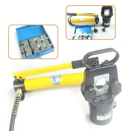 

Mkyiongou 20 Ton Split Hydraulic Crimper Pliers Wire Cable Crimping Tool CP-180 Pump