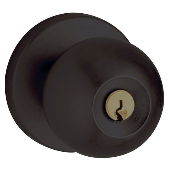 Baldwin Contemporary Keyed Door Knob with Emergency Egress