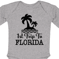 thumbnail image 4 of Inktastic First Trip to Florida Vacation Boys or Girls Long Sleeve Baby Bodysuit, 4 of 5