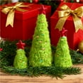 thumbnail image 7 of Cheapark 3-Piece Soft Lightweight Christmas Tree Decorations - Compact Festive Ornaments - Easy-to-Hang Accents for Desktop Home Tree Christmas Holiday Decor, 7 of 7