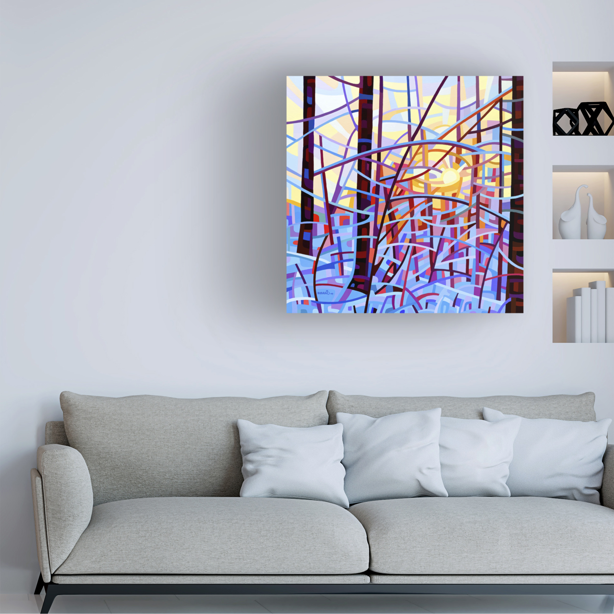 Trademark Fine Art "Sunrise" Canvas Art by Mandy Budan