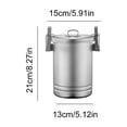 thumbnail image 3 of Kitchen Tools Stainless Steel Outdoor Multifunctional Cooker Camping Camping Hanging Pot Folding Portable Cookware, 3 of 9