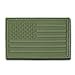 thumbnail image 3 of RapDom T90-USA-OLV USA Flag Rubber Patch- Olive, 3 of 4