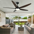 thumbnail image 6 of Wellspeed 56 in. Indoor Faux Wood Farmhouse Ceiling Fan with 5 Blades and Remote Control, 6 of 14