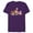 Purple, variant on Disney Cats Kitten Friends - Short Sleeve Blended T-Shirt for Adults - Customized-Yellow