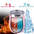 thumbnail image 3 of Vasos para vino YEBTS Life, 350 ml, 6 unidades, acero inoxidable, 3 of 7