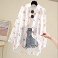 thumbnail image 1 of Blusa de Mickey Mouse de Disney para mujer, camisa de manga larga para mujer, Camisas de playa, ropa de verano de dibujos animados Kawaii, Top informal, Camisas zhangyuxiang LED, 1 of 2
