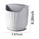 thumbnail image 3 of Xihbxyly Portacuchillos Giratorio, Organizador de Cocina Multifuncional, Diseño Giratorio de 360°, Caja de Almacenamiento Compacta, Ideal para Utensilios y Cubiertos, Fácil de Limpiar, Blanco/Verde,, 3 of 7