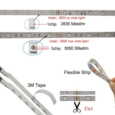 

SIXWIN RGB 5050 Flexible Led Strip Lights SMD 12V DC
