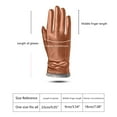 thumbnail image 2 of TERGAYEE Womens Winter Leather Gloves,manipulatescreen Texting Warm Driving Lambskin Gloves,Winter Outdoor Warm Cycling Driving Fashion Bowknot Gloves, 2 of 7