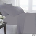thumbnail image 3 of Luxury Home Super-Soft 1600 Series Double-Brushed 6 Pcs Bed Sheets Set (Full, Gray), 3 of 5