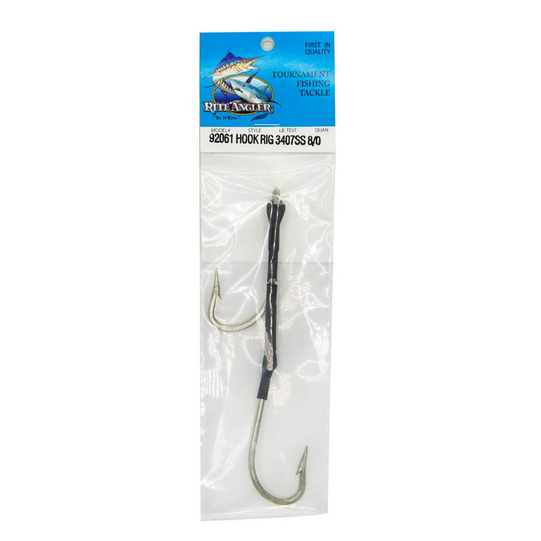 Rite Angler Double Hook Rigs 2X Forged Wire Duratin Finished for