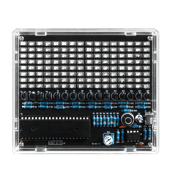 DIY Sound Control LED Music Electronic Kits Audio Frequency Display PCB Soldering Project Practice Kit