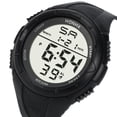thumbnail image 2 of Reloj deportivo para hombre, relojes de moda para hombre, reloj deportivo con alarma digital LED, reloj de pulsera militar de cuarzo., 2 of 5
