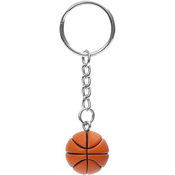 Januofit Simulation Mini Ball keychain, Sport Ball Theme Key Chains for Backpack Charm Keychains Accessories Ball Gifts for Men Fans