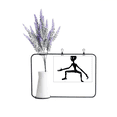 thumbnail image 1 of Universe Alien Monster Alien Artificial Lavender Flower Vase Bottle Card, 1 of 2
