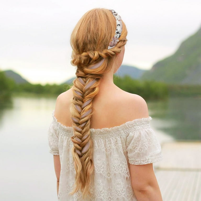Crown Braid Braid Hair With Ribbon Crown Braid With Ribbon