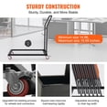 thumbnail image 3 of VEVOR Chariot Pliant pour Chaises, Chariot Commercial en Fer avec Capacité de 12 Chaises, Chariot avec 4 Roulettes, Chariot de Transport et de Rangement, 3 of 9