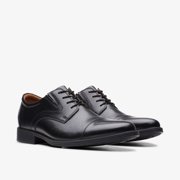 Clarks Mens Whiddon Cap Oxfords