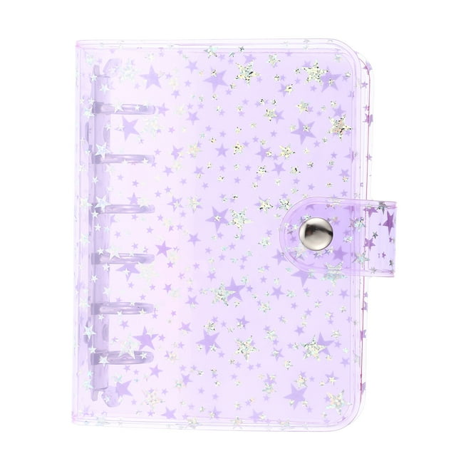 Miangastore Portable Diary PVC Case Personal Notepad Cover Loose Leaf Journal Protector 1 Set