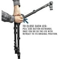 thumbnail image 4 of KLIOMAX Acuvar Photography Tripod Dolly, Heavy Duty 33lbs Capacity Tripod Wheels with Rubber Wheels, Adjustable Leg Mount and Carry Bag for Canon Nikon Sony DSLR Cameras Camcorder Photo Video Lighting, 4 of 8