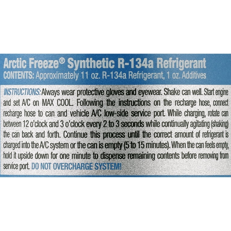 2 pack) Arctic Freeze Ultra Synthetic R134a+ Automotive