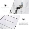 thumbnail image 3 of FONDOTIN 1Pack Lockable Money Box for Donations in Business Premises 7.86X5.89X4.72in, 3 of 6