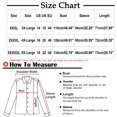 thumbnail image 3 of LEAVINGSUO Clearance Plus Size Christmas Clothing Women's Fashion Casual Snowflake Print V Neck Stitching Long Sleeve Merry Christmas Blouse Top, 3 of 5
