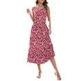 thumbnail image 3 of OutfitShow Summer Maxi Dresses for Women Sleeveless Casual Flowy Tiered Dress Vacation Beach Sundresses with Pockets, 3 of 8