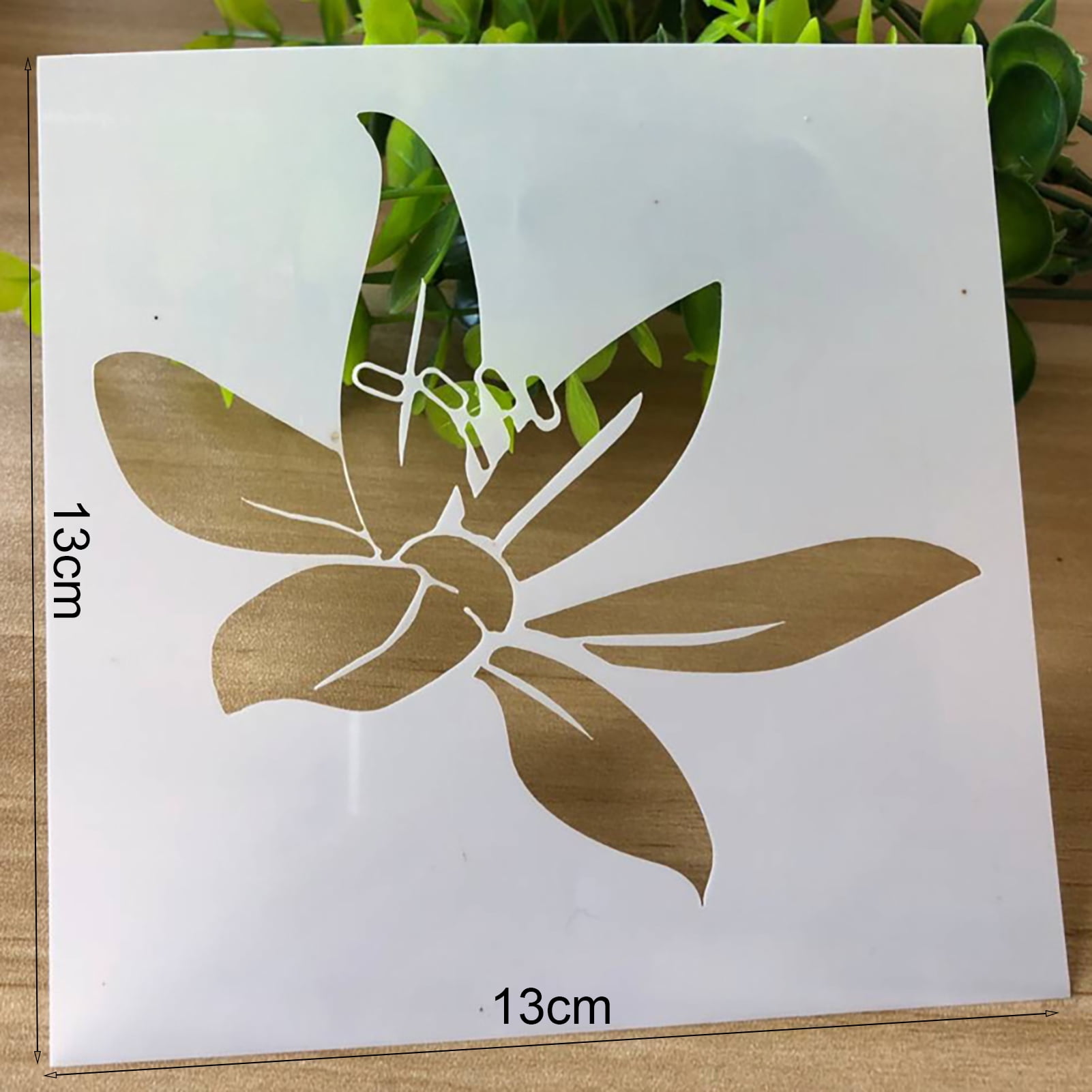 10pcs Leaf & Flower Painting Stencils, Reusable Floral Stencil With Metal  Ring, Botanical Leaves, Rose Drawing Templates For Painting On Wood Wall Can