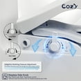 thumbnail image 5 of COZY Bidet Toilet Seat, Non-Electric Swash Eco Bidet Seat, Rear & Feminine Wash, Adjustable Water Pressure, LS-SBWH01, 5 of 7