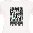 thumbnail image 4 of Inktastic Cerebral Palsy Awareness Strength Support and Courage Boys or Girls Long Sleeve Baby Bodysuit, 4 of 5