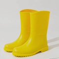thumbnail image 5 of LIJCC Women Rubber Boots Wide Calf Rain Boots Water Proof PVC Rubber Rain Boot Mid Height Rain Shoes for Outdoor Gardening Work Walking, 5 of 5
