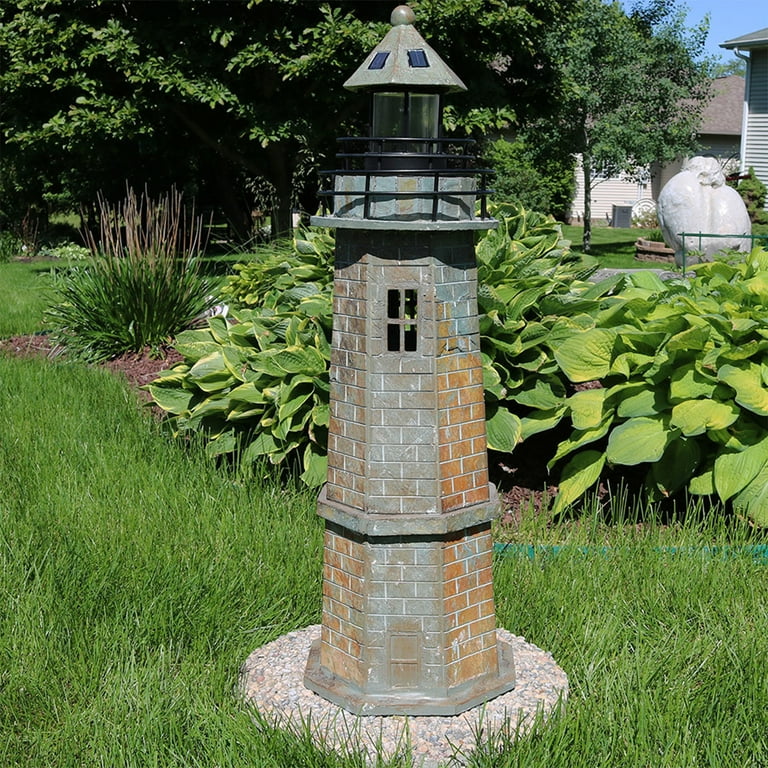 Outdoor lighthouse statue deals