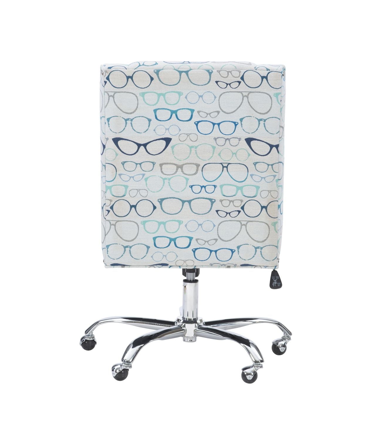 Chaise de bureau Monroe imprimée lunettes